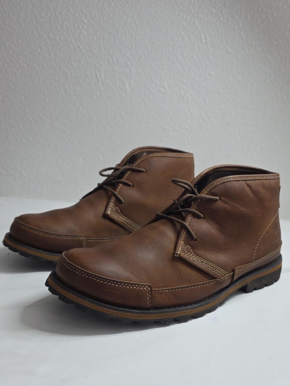 TIMBERLAND EARTHKEEPERS BARENTSBURG MOC TOE CHUKKA LEATHER BOOTS MENS 10 VGUC